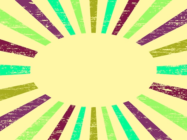 Retro burst vintage background Retro background with rays or stripes in the center Vector