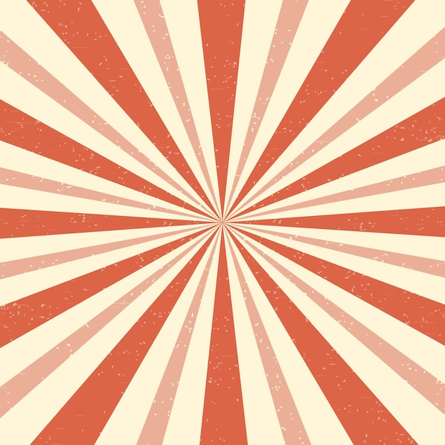 Retro circus burst vector  Square vintage rays background