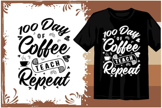 Vector retro coffee t-shirt design. wavy coffee svg. typography coffee design vector graphics