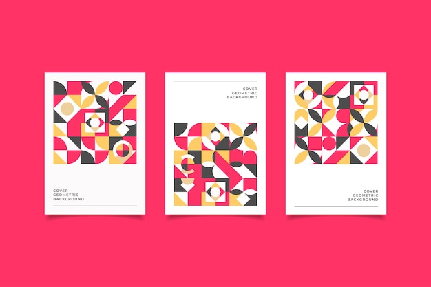 retro cover geometric collection