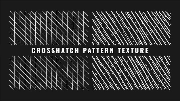 Retro crosshatch texture background with rough grunge elements