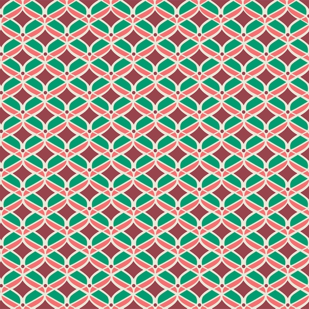 RETRO GEOMETRICAL AFRICAN SEAMLESS PATTERN