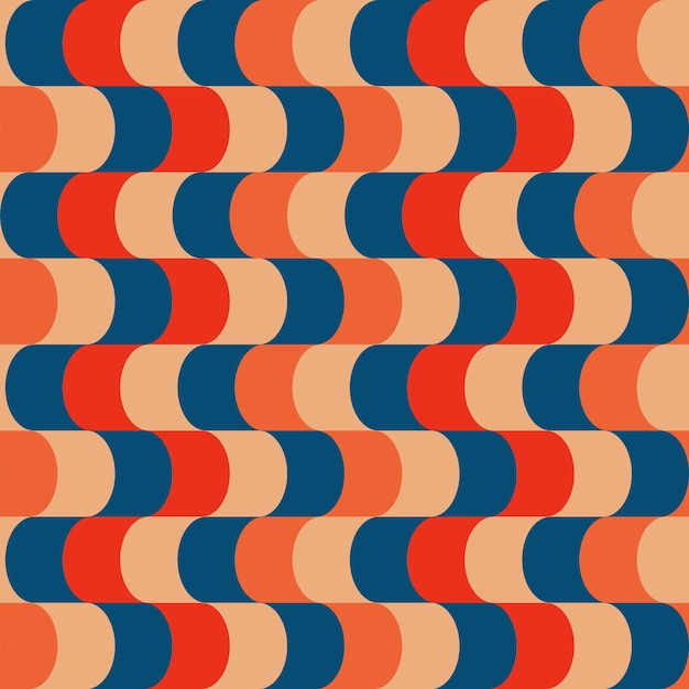 Retro groovy pattern 