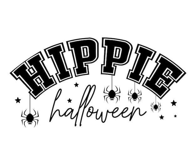 Vector retro halloween svg design file