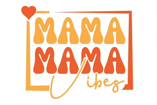 Retro Mama Svg Bundle