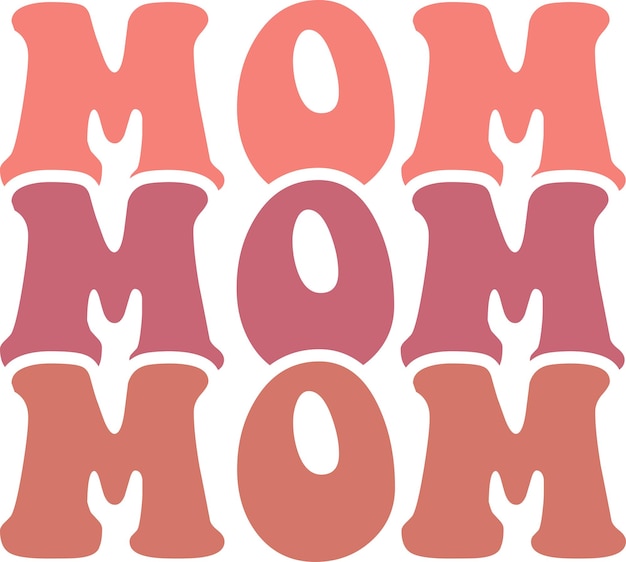 Retro Mother's Day SVG Design