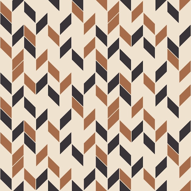 Retro seamless pattern random zigzag