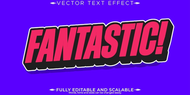 Retro sticker text effect editable 70s and 80s text style