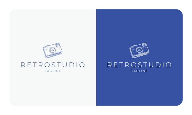 Retro studio concept Logo Corporate simple Design