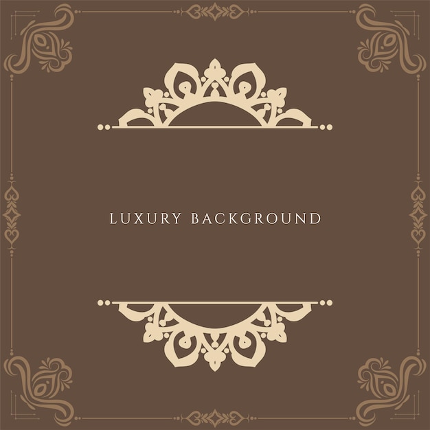 Retro style vintage luxury design decorative background