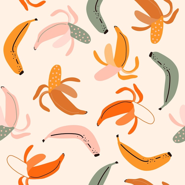 Retro summer seamless patterns