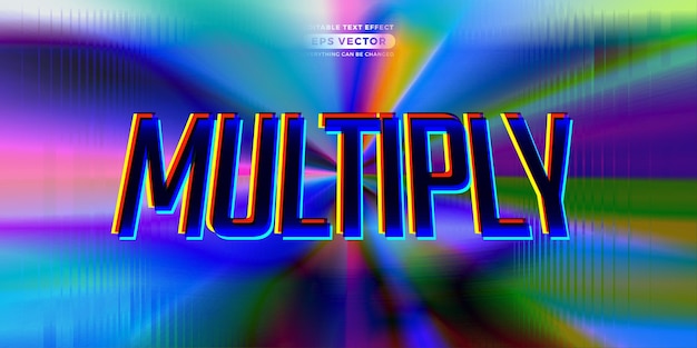 Retro text effect multiply futuristic editable 80s classic style with experimental background ideal for poster flyer social media post with give them the rad 1980s touch