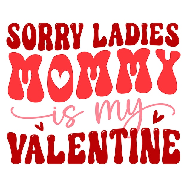 Retro valentines Day T shirt Design