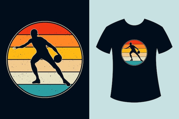 Retro vintage basketball tshirts