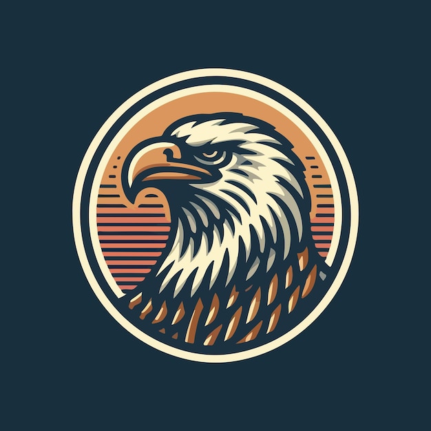 retro vintage eagle symbol emblem