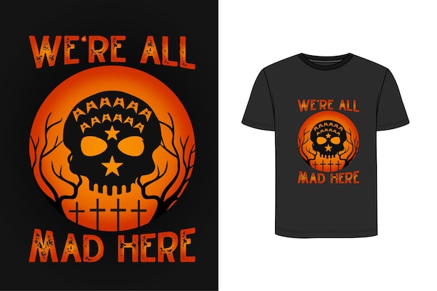 Retro Vintage Halloween T-shirt Design