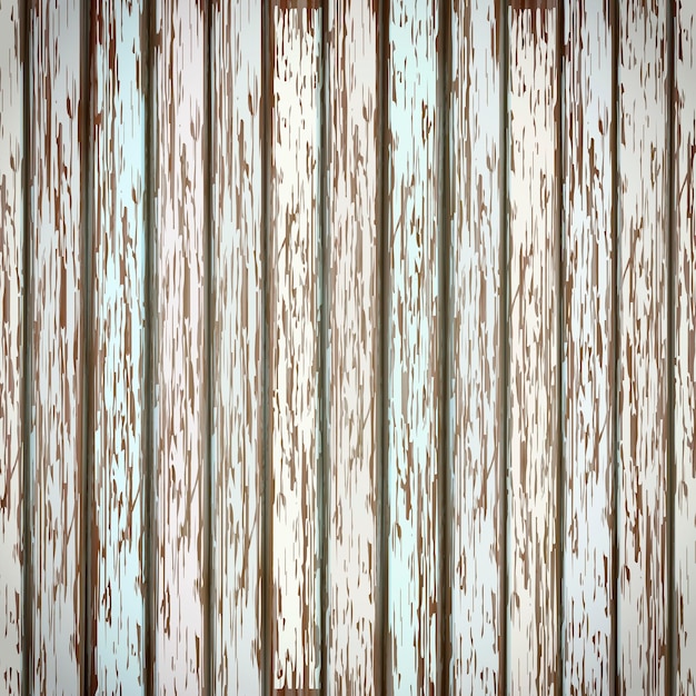 Vector retro white wooden texture background