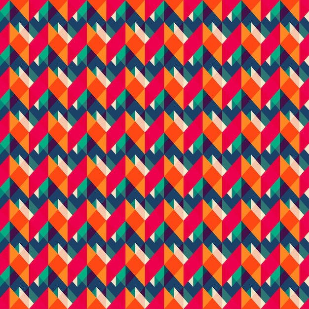 Retro zigzag seamless texture