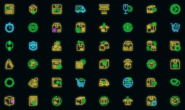 Return of goods icon, outline style