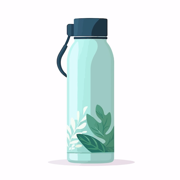 Vector reusable ecofriendly water bottle tumbler for sport