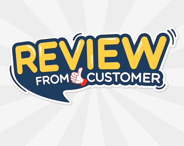 Review and recommended from customer template