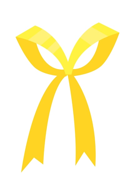 Ribbon Bow icon Vector illustration