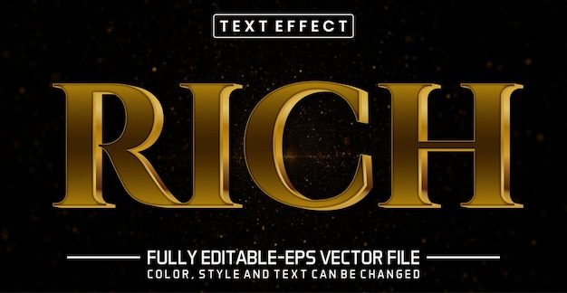 Rich Editable text effect Rich text style theme