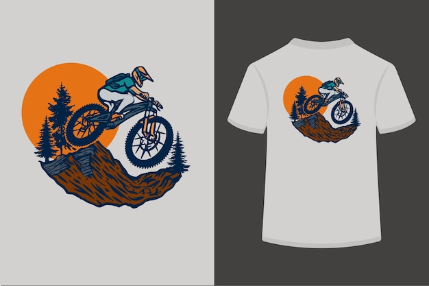 Ride the Wind Embrace the Mountains Find Your Serenity Amongst the Pines vector TShirt design