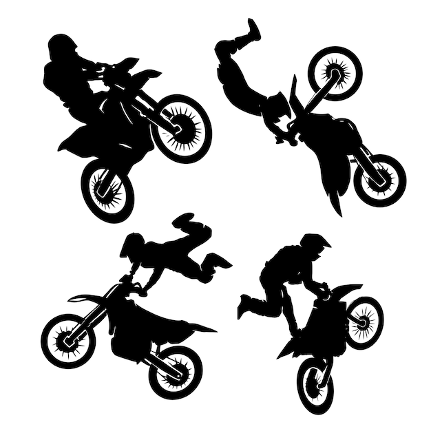 rider motocross set logo designs