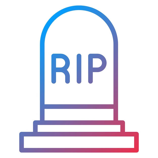 RIP icon vector image Can be used for Crisis Mangement