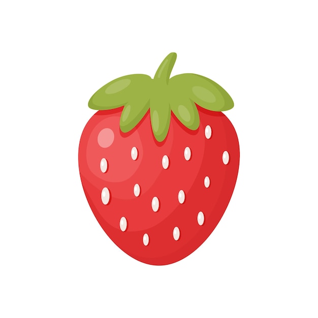 ripe juicy strawberry