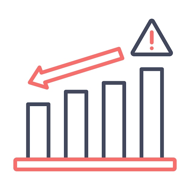 Risk Investment Vector Illustration Style