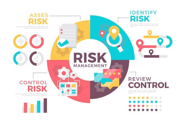 Vector risk management infographic