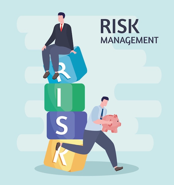 Vector risk management lettering