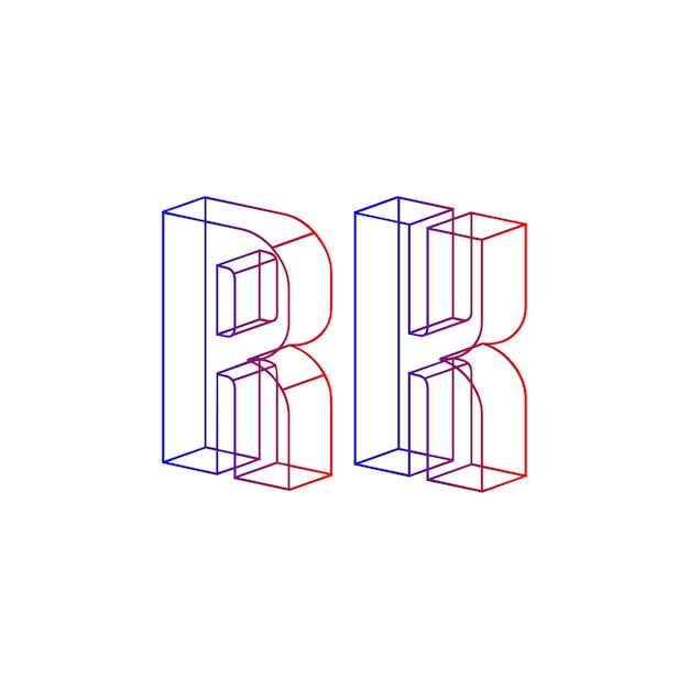 Vector rk monogram logo