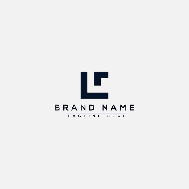 RL LR Logo Design Template Vector Graphic Branding Element