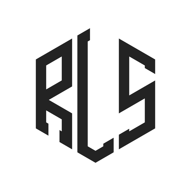 RLS Logo Design Initial Letter RLS Monogram Logo using Hexagon shape