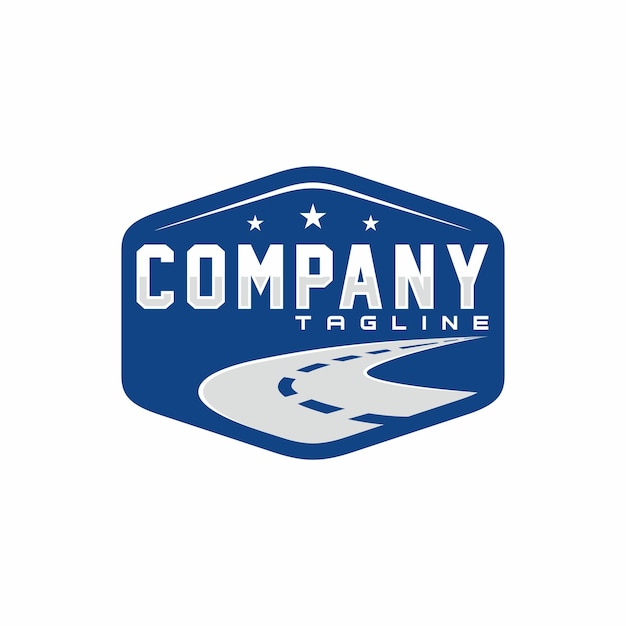 road company logo design template