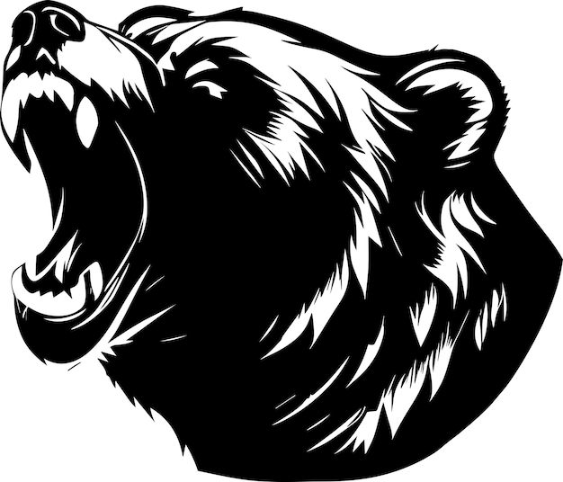 Roaring Angry Bear Mascot