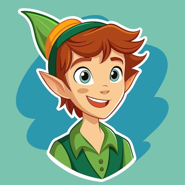 Robin hood sticker vector