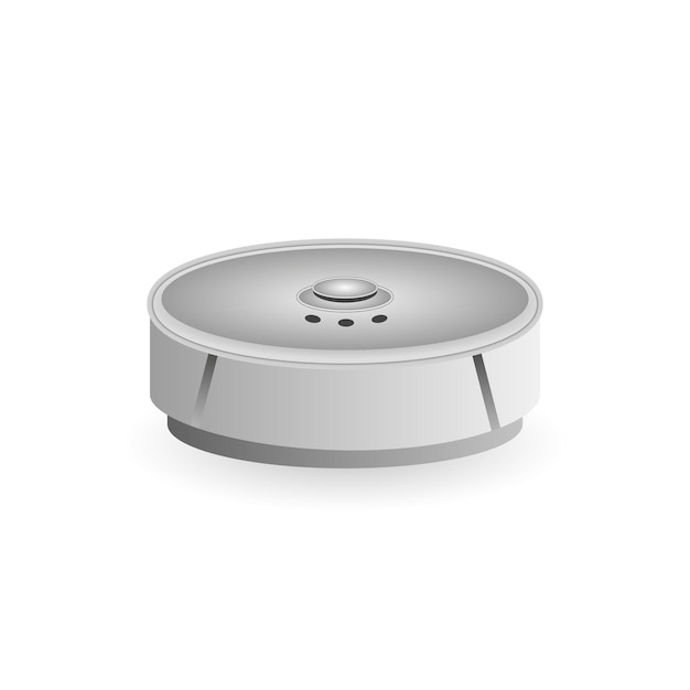 Robot Vacuum icon 3d illustration from internet of things collection Creative Robot Vacuum 3d icon for web design templates infographics and more