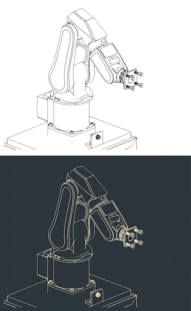 Robot with suction cups blueprints