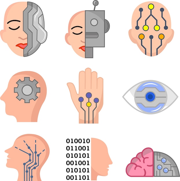 Robotic Neuron and Computer Technology Design Collection