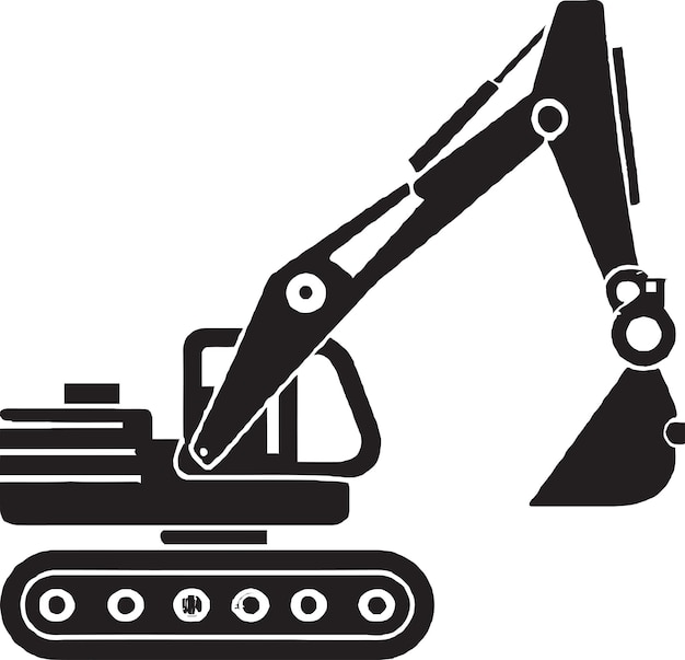 Robust Excavator Icon