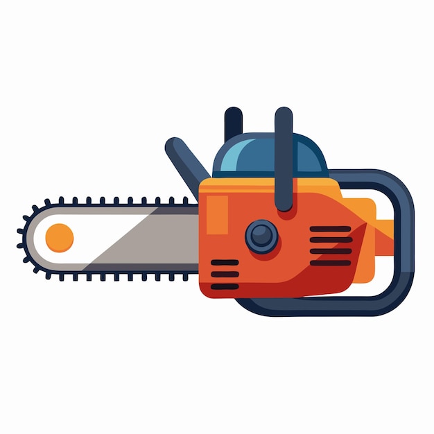 Vector robust vector design of an industry chainsaw powerful and detailed