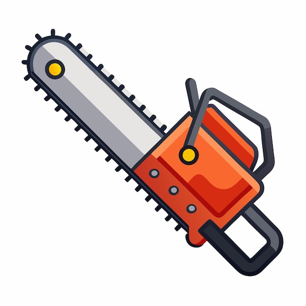 Robust Vector Design of an Industry Chainsaw Powerful and Detailed