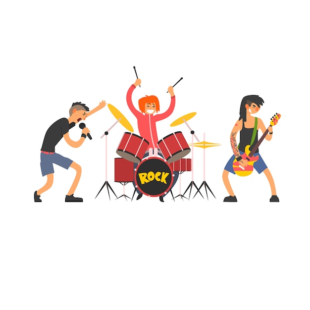 Rock Band   Illustration