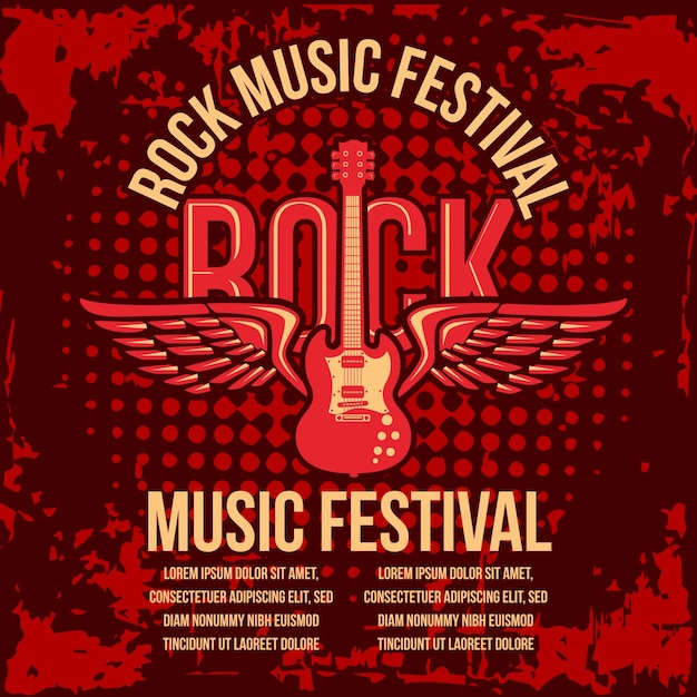 Rock music festival