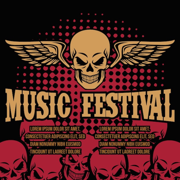 Rock music festival 