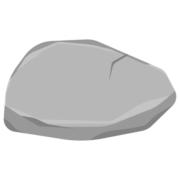 Vector rock on a white background vector illustration